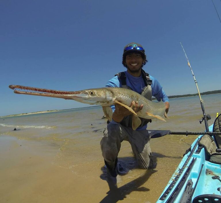 Lake Texoma and a toothy Long Nosed Gar