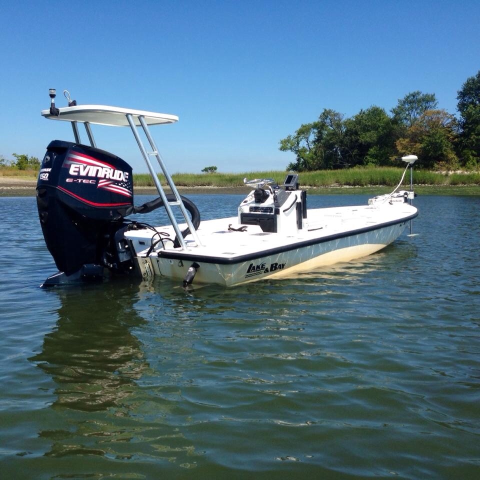 Captain Ian Devlin's 1999 Lake & Bay Palm Beach 17'6" 2008 Evinrude ETEC 150 H.O.