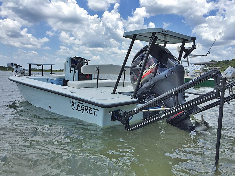 Capt. Tommy Derringer with www.InshoreAdventures.net in St. Augustine Florida, runs fantastic fishing charters in his Egret Boats model Egret 189.