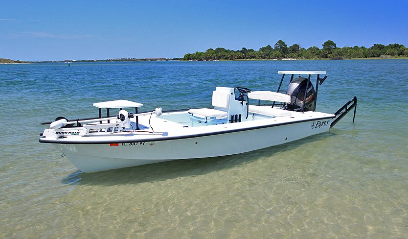 Capt. Tommy Derringer with www.InshoreAdventures.net in St. Augustine Florida, runs fantastic fishing charters in his Egret Boats model Egret 189.