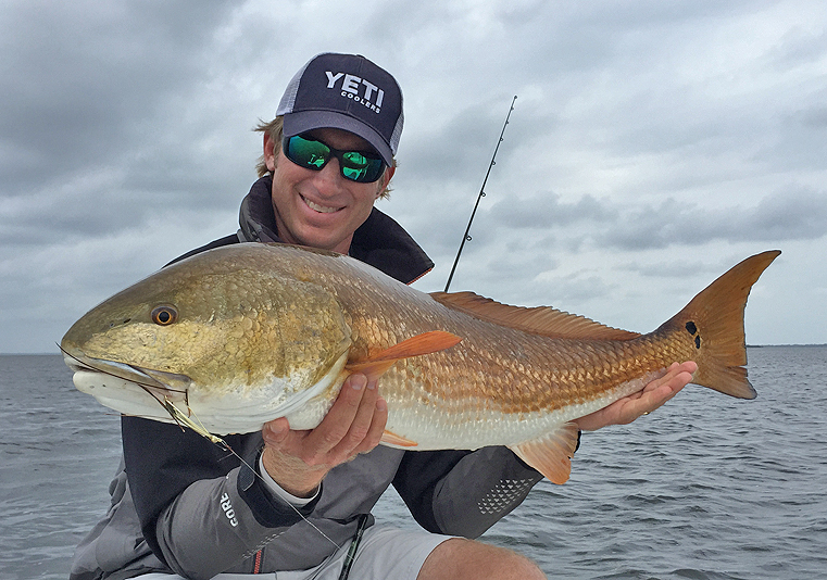 Capt. Tommy Derringer with www.InshoreAdventures.net in St. Augustine Florida, runs fantastic fishing charters in his Egret Boats model Egret 189.