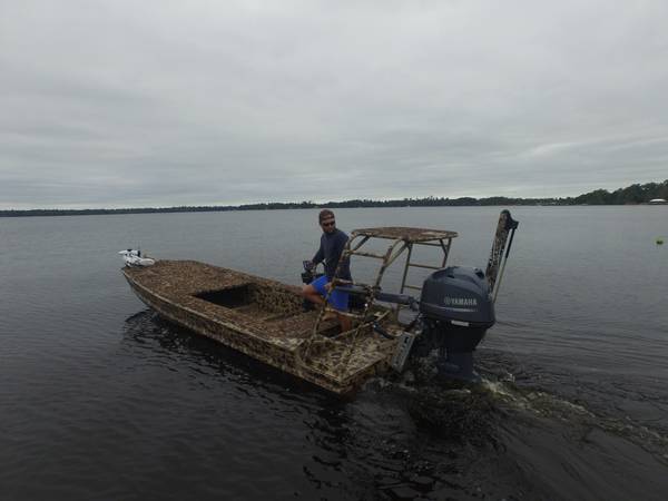 Lance's 2013 17x54 Gator Trax Hybrid HD Yamaha F 70