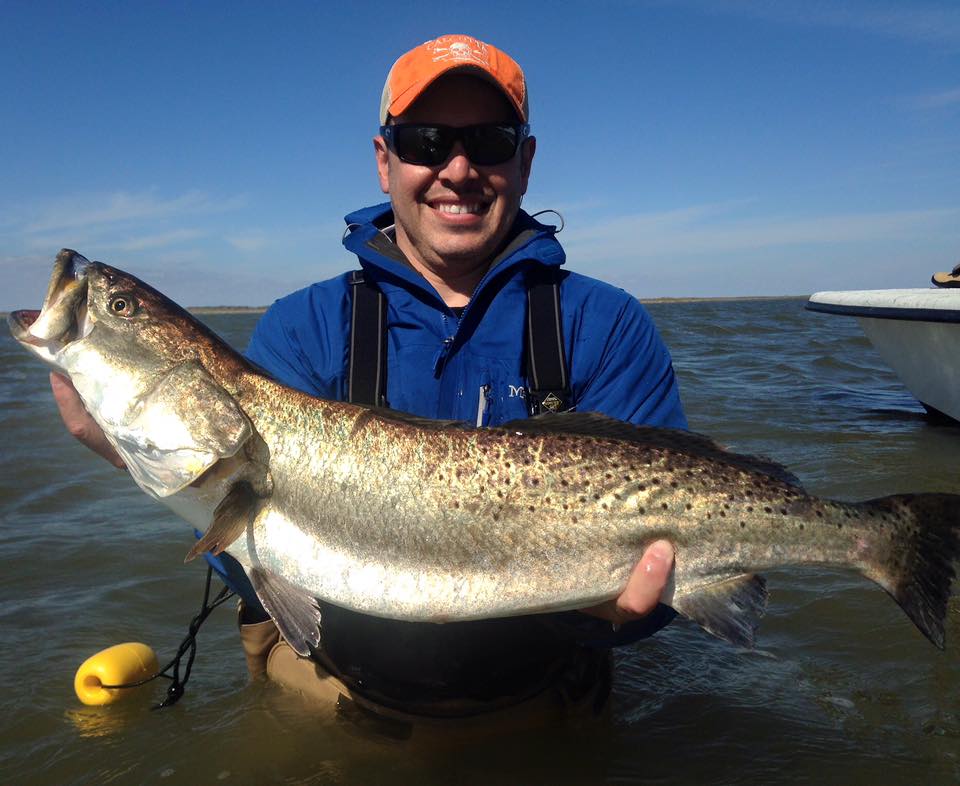 huge-speckled-trout-port-oconner-texas