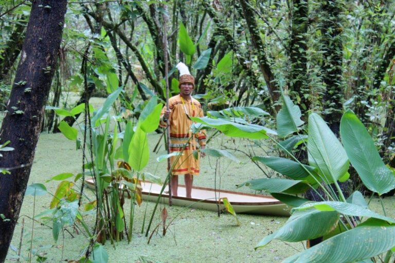 Florida Seminole Tribesman goes Dragonfly