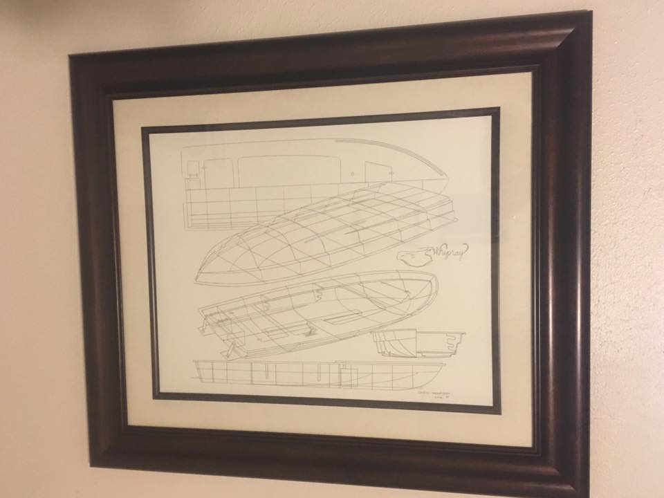 Christopher Mendoza sent in a great example of the framed Whipray.