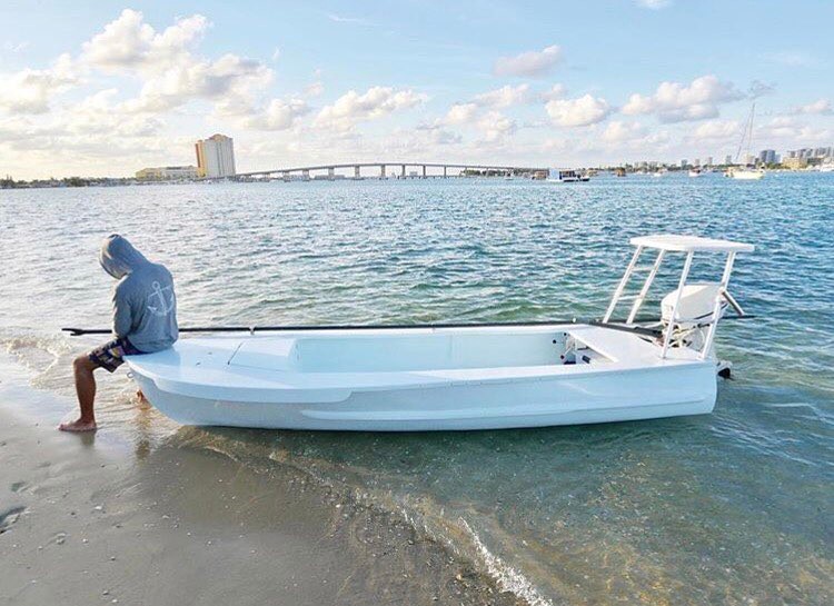 Custom built skiff from Apexx Inshore