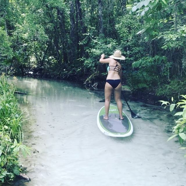 Paddleboarding the Rainbow River…