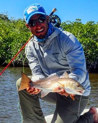 Super stoked to finally catch a redfish!!! …