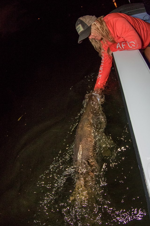 Indian River Snook caught by Gina.