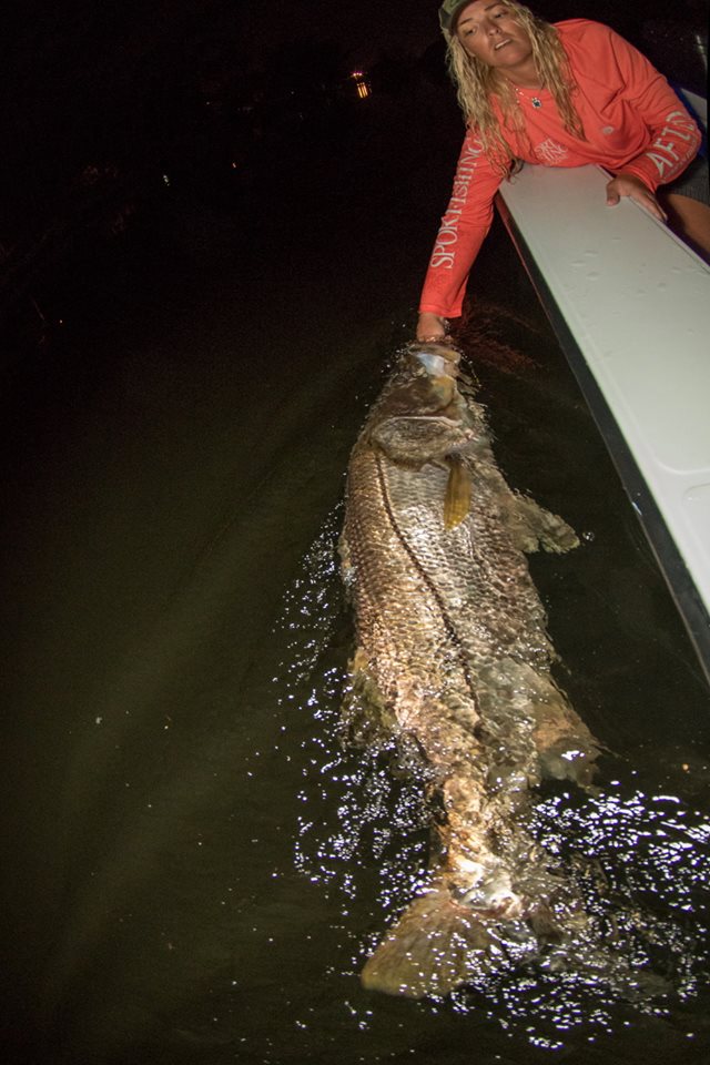 Indian River Snook caught by Gina.