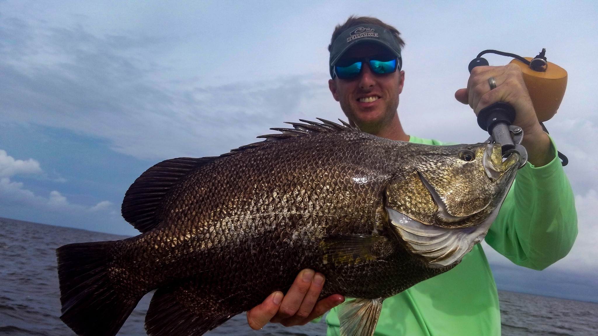 Tripletail Fishing with Southern Salinity Guide Service in Apalachicola.