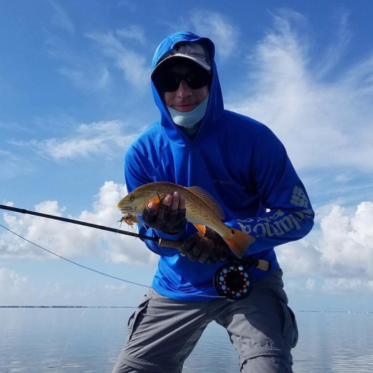 Texas Coast Redfish fun on a skiff.