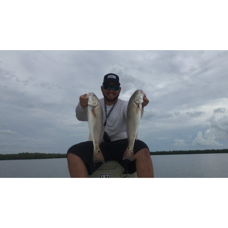 Solo fishing double reds