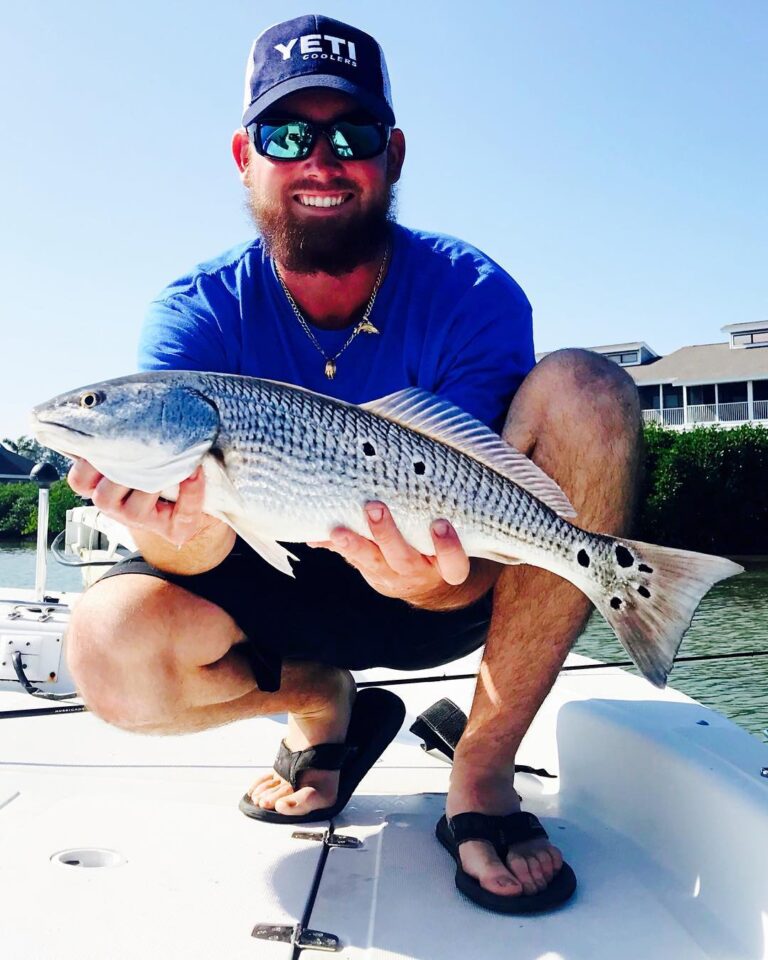 Love me some clear water reds  had a blast today putting brady on a pile of fish…