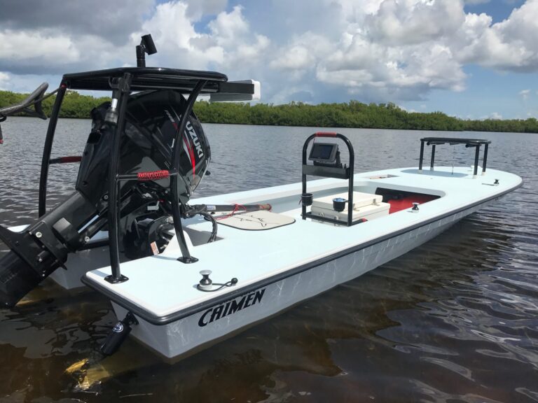 Rare East Cape Caimen Skiff Surfaces