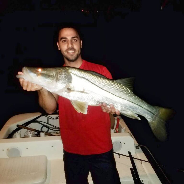 Bottom fishing for Snook