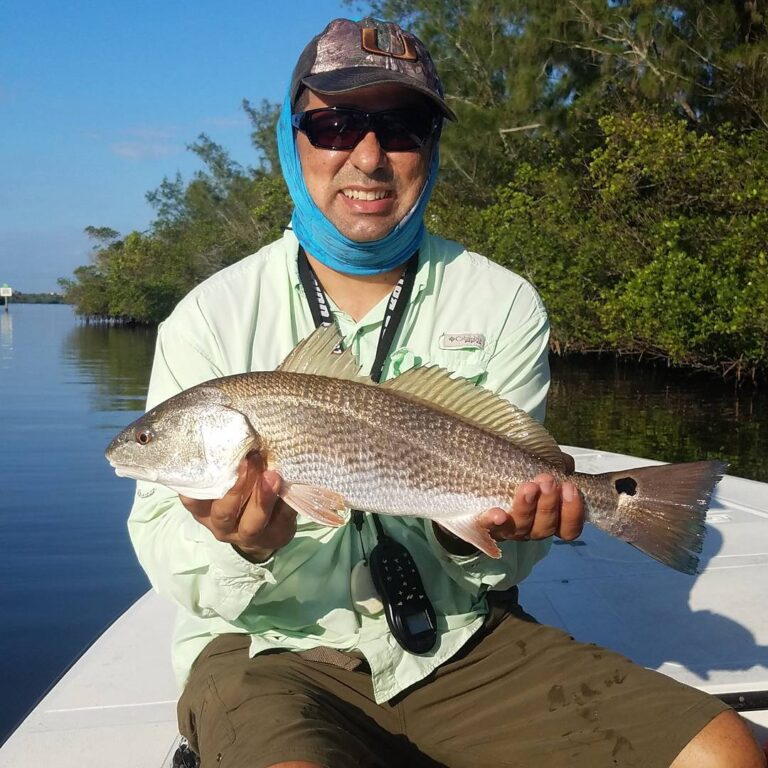 First trip to Vero first cast bam a redfish!