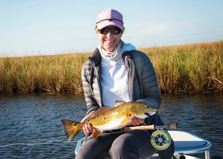 Dry fly redfish