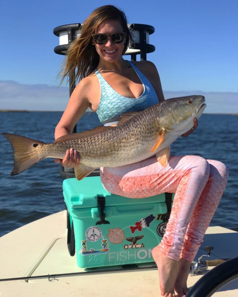 Ashley with a gorgeous Redfish