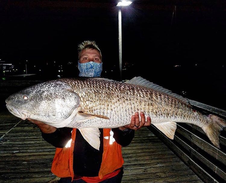 MOSTER Redfish from @hawkster_charters