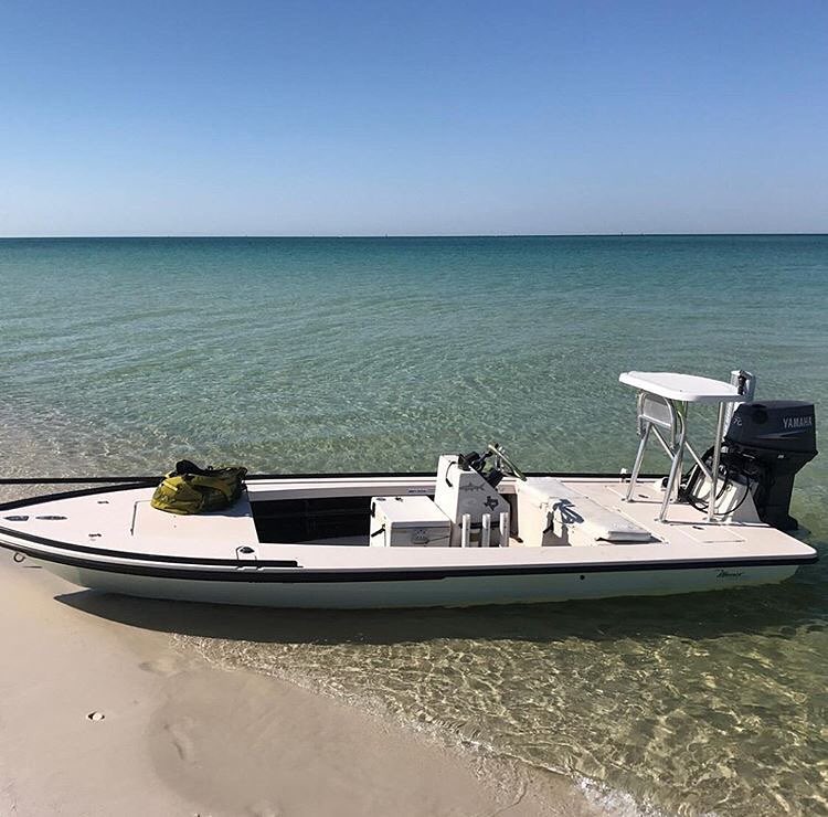 @kellanlewis enjoying Pensacola Beach Skiff Life style!