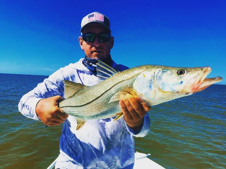 Army Veteran Dave put up some nice Snook today!           …