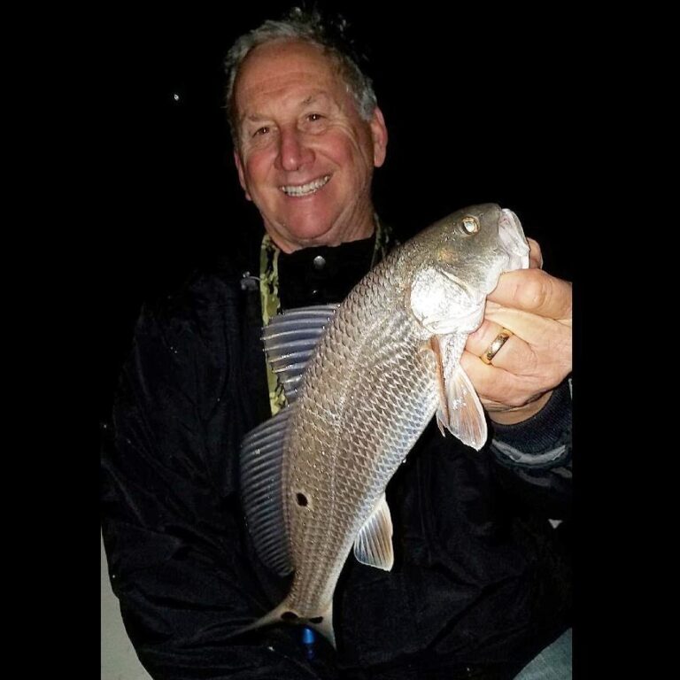 Night fishing for reds