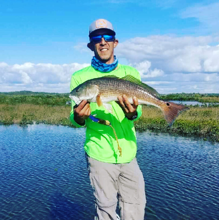 Gheenoe 8 miles offshore for #grouper and back inshore for #redfish