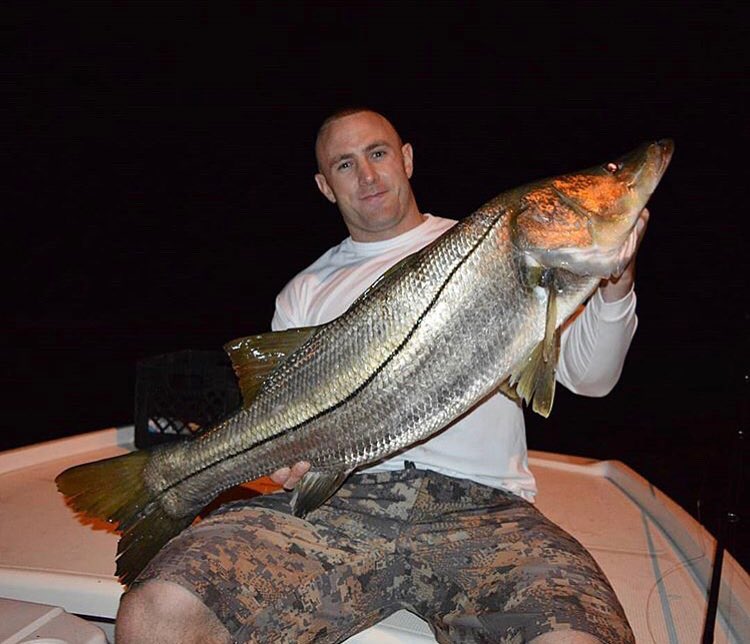 @tarpon_drew with a MONSTER snook!