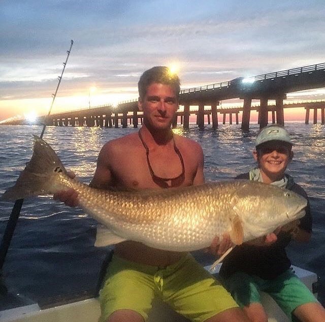 Wil with a Monster Redfish