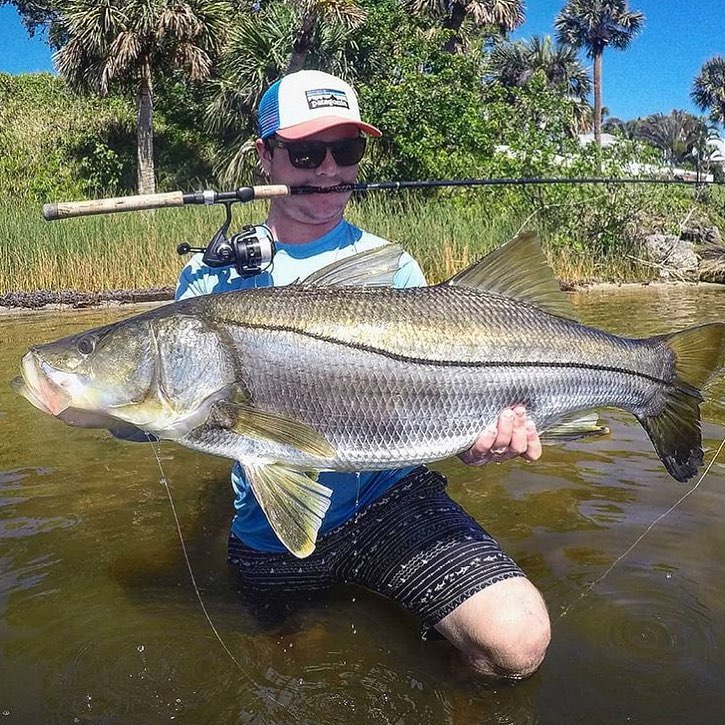 Beautiful snook caught by @justin_menendez