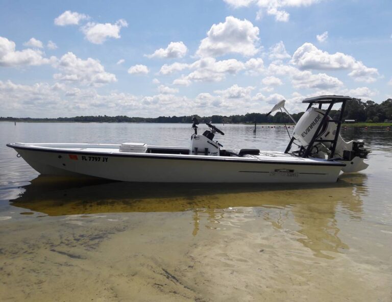 Capt. Mike’s Silver King Skiff, BEAUTIFUL!