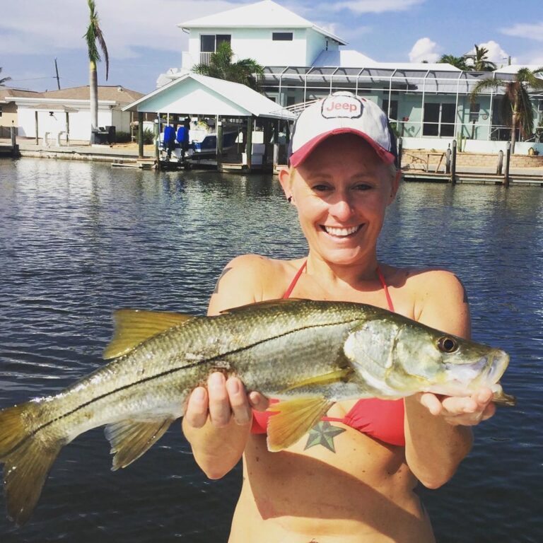 That smile says it all! First SNOOK!