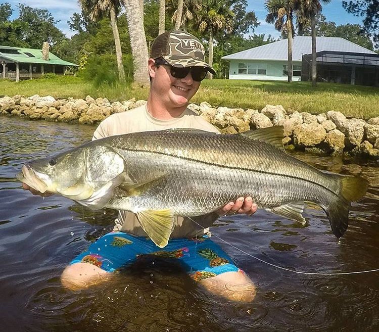 @justin_menendez with a 40” snook in Melbourne FL