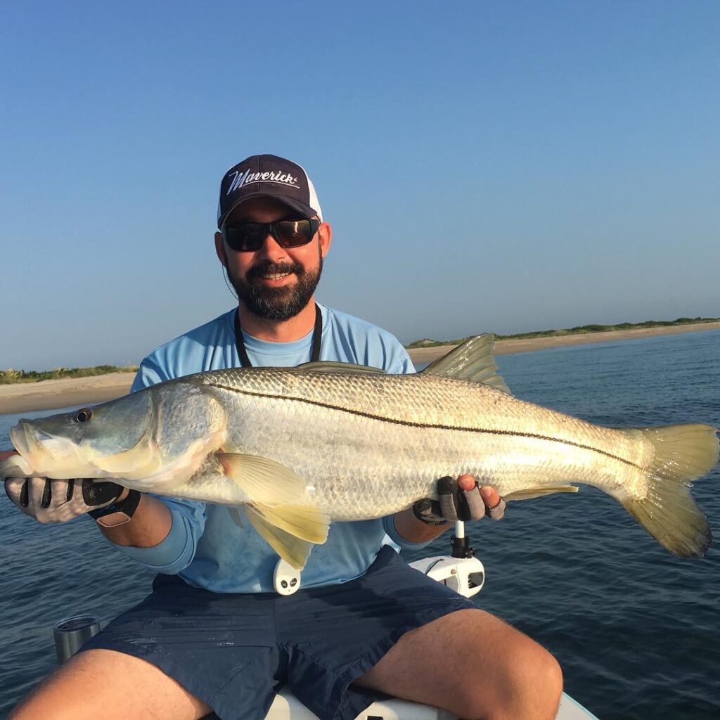 Beautiful Treasure coast Snook caught and release out of Maverick 18HPX-V.
    ...