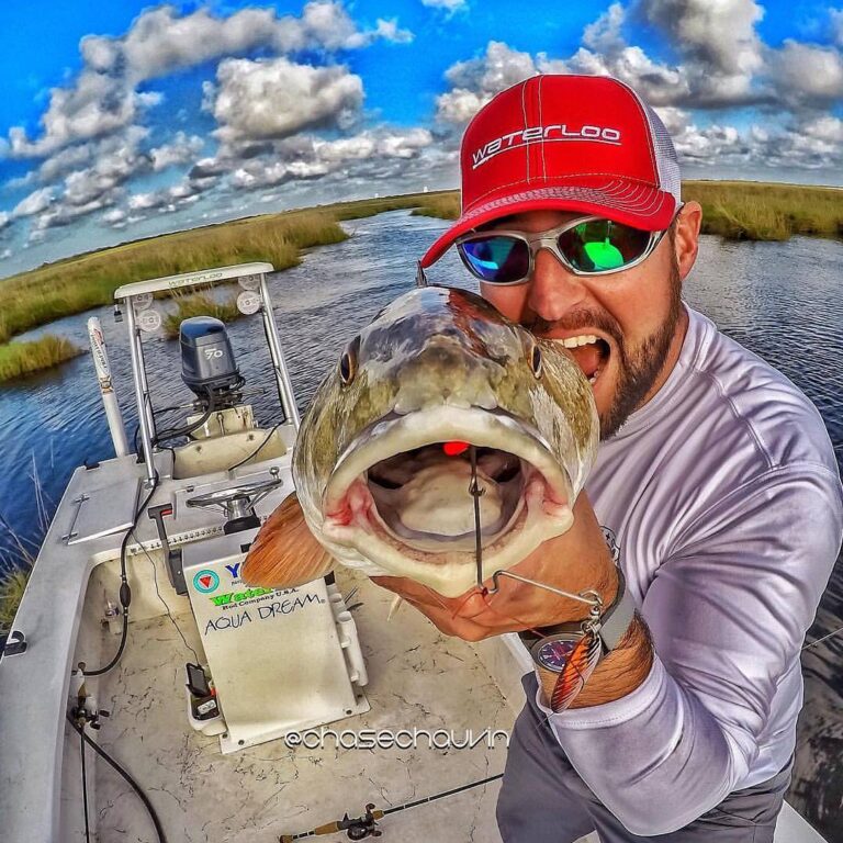 Open up wide!  Redfish are constantly inhaling these  spinnerbaits!