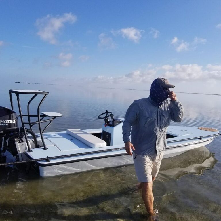 Chittum Skiffs Laguna Madre 18 heading to Texas