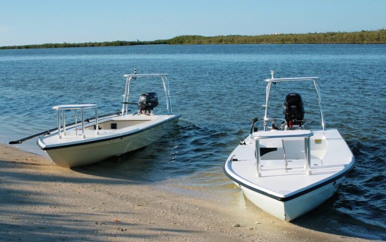 Bossman Karma 19 Skiffs sitting pretty