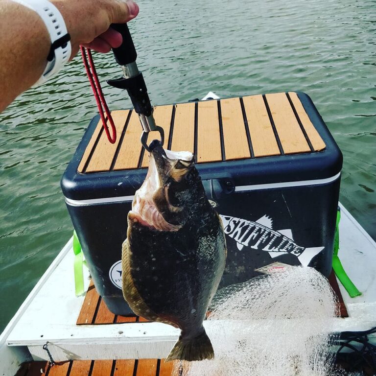 Skiff Life BEFORE/AFTER pics of Flounder Tacos …