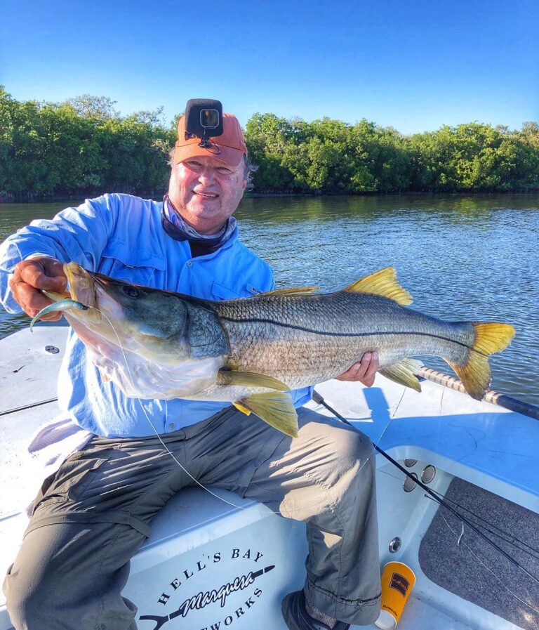 Personal best 42″ snook on a 4” Jerk Shadz from @zmanfishingproducts