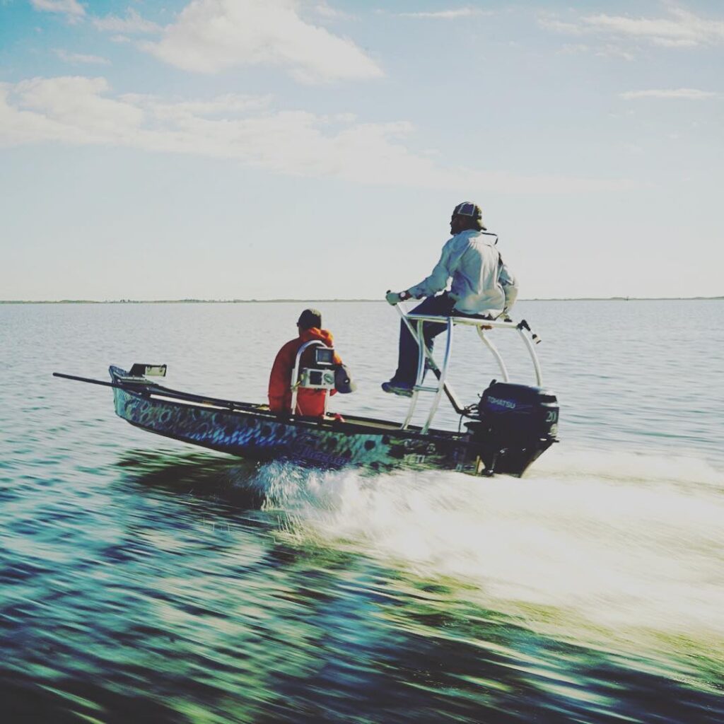 Runnin and gunnin in Harvey w  
chillin up front, soaking up the Texas coast.