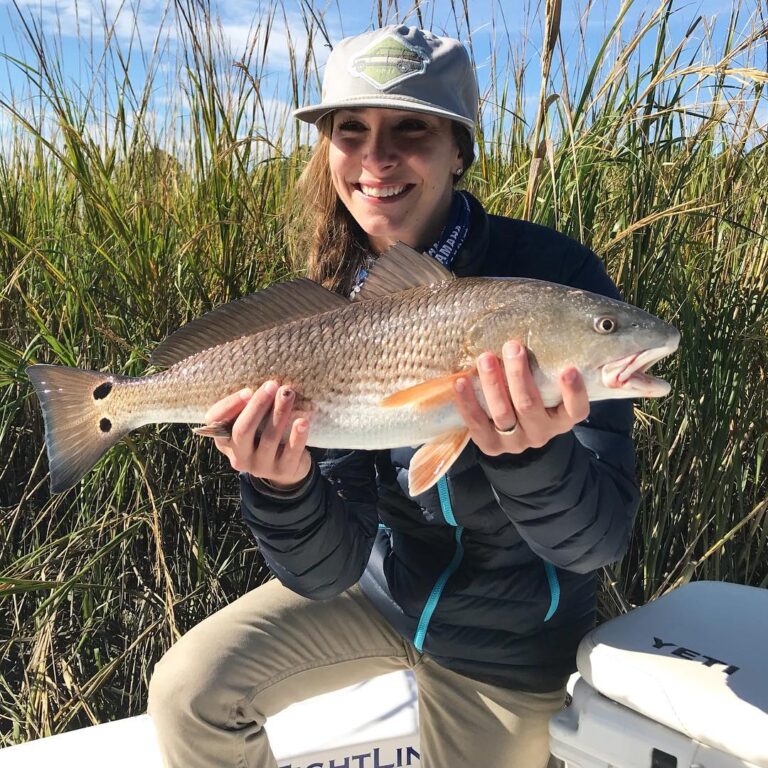 Capt. Jesse with some great redfish