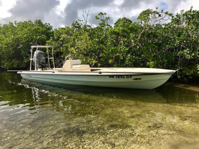 Hells Bay Waterman skiff ready to roll.