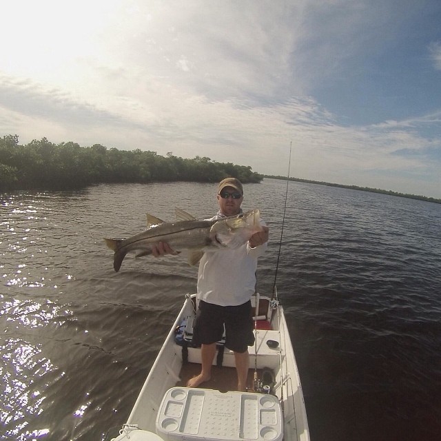 Big Fish, Skinny Boat…42″ BEAST! Nice work, Paul!         …