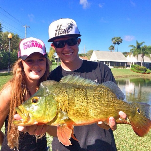 Homestead,FL is on fire! Jesse Alexander nailed this chunky Peacock Bass