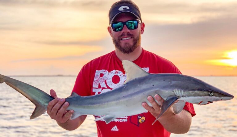 Pretty cool catching these hardnose sharks in the gulf!