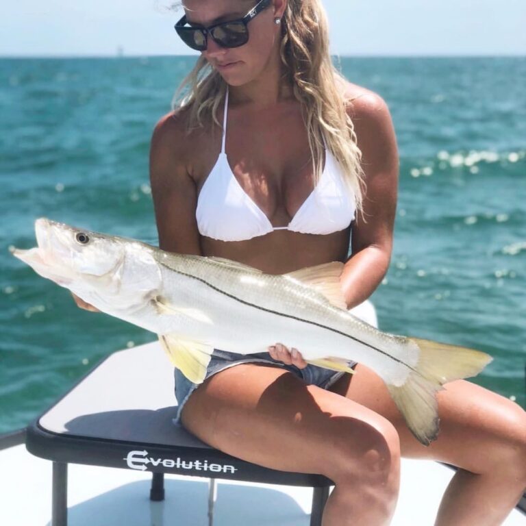 Clean beach snook