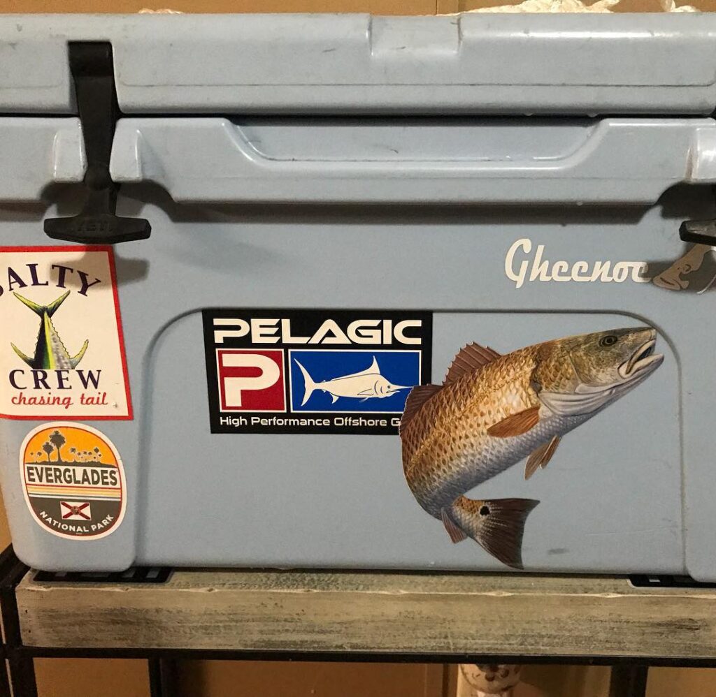 Got a new  redfish decal at Matlacha yesterday