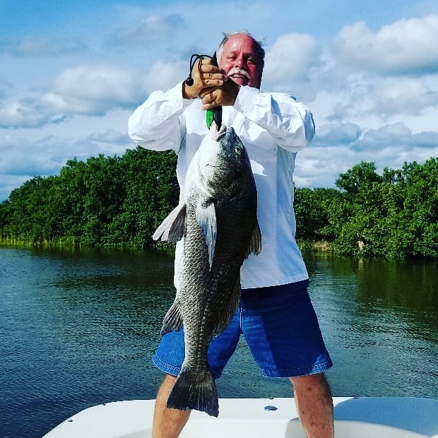 Big ole’ Black Drum. Fun!