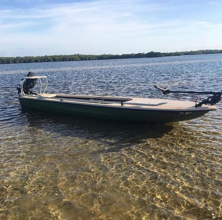 Negative Tide in the East Cape Skiff Lostman.